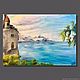 Oil painting: Chillon CASTLE, Switzerland-m/x, 50h40, impressionism. Pictures. Art Gallery by Svetlana Shavrina. Online shopping on My Livemaster.  Фото №2