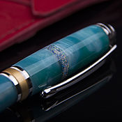 Ballpoint pen Consul (Diamond) in a leather case