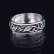 Украшения handmade. Livemaster - original item Ring with leaves. Handmade.