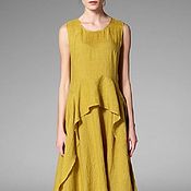 Одежда handmade. Livemaster - original item dresses: Linen Bud Dress. Handmade.
