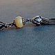 Necklace with Ethiopian Opal Tassel (silver). Necklace. Kseniya Sakharnova. Online shopping on My Livemaster.  Фото №2