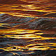 Painting 'Sea waves at sunset' oil on canvas 60h80, Pictures, Moscow,  Фото №1