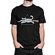 Cotton T-shirt ' Cat Dispersion?', T-shirts and undershirts for men, Moscow,  Фото №1