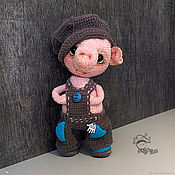 Куклы и игрушки handmade. Livemaster - original item Chronic Fedka pig toy. Handmade.