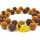 Honey beads, beads, honey color, beads. Beads2. Beaded jewelry. Online shopping on My Livemaster.  Фото №2