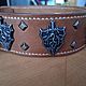  "Драконы". Ошейники. SOLVI antique leather. Интернет-магазин Ярмарка Мастеров.  Фото №2