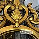 Зеркало в золотой раме «Палладио» 110х80 см. Зеркала. Zerkala.market. Ярмарка Мастеров.  Фото №5