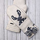 Order Double mittens made of cashmere and merino. Knitwear shop Fairy Tale by Irina. Livemaster. . Mittens Фото №3
