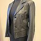Винтаж: Кожаная куртка kuzu Paris р44. Куртки винтажные. Винтажные ансамбли Vintage ensembles. Ярмарка Мастеров.  Фото №8
