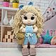  Куколка, плюшевая кукла. Амигуруми куклы и игрушки. Toys-by-panda. Ярмарка Мастеров.  Фото №6