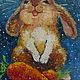 Картина маслом, анимализм, животные: Кролик с морковками, Картины, Москва,  Фото №1