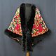 Pavlovo-Posad shawl 'Gypsy Aza' with a fox. Shawls. National Brand. My Livemaster. Фото №5
