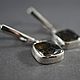 Метеоритные серьги метеорит Сеймчан Meteorite Seymchan Earrings. Серьги классические. MeteoriteArt. Ярмарка Мастеров.  Фото №6