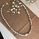 Колье из жемчуга и варисцита. Колье. Katerina Moroz accessories for you (katerinamoroz). Ярмарка Мастеров.  Фото №5