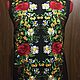 Women's embroidered dress 'Night flowers' ZHP1-184. Dresses. babushkin-komod. Online shopping on My Livemaster.  Фото №2