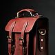 Мини портфель из натуральной кожи!. Портфель. Shein LeatherCraft/Шьем из кожи!. Интернет-магазин Ярмарка Мастеров.  Фото №2