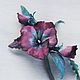 Order Brooch' Pansy'. fantasy flowers. Livemaster. . Brooches Фото №3