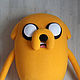 Большая мягкая игрушка Джейк (Jake) Время приключений (Adventure Time), Мягкие игрушки, Санкт-Петербург,  Фото №1