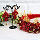 Red Dolce crown Beaded tiara Red royal diadem. Headband. Beaded jewelry by Mariya Klishina. Online shopping on My Livemaster.  Фото №2