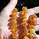 Amber Beads made of natural amber Yellow honey. Beads2. BalticAmberJewelryRu Tatyana. My Livemaster. Фото №4