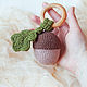 Baby box: pacifier holder, rodent, acorn rattle. Gift for newborn. MaraBoo Handmade. My Livemaster. Фото №5