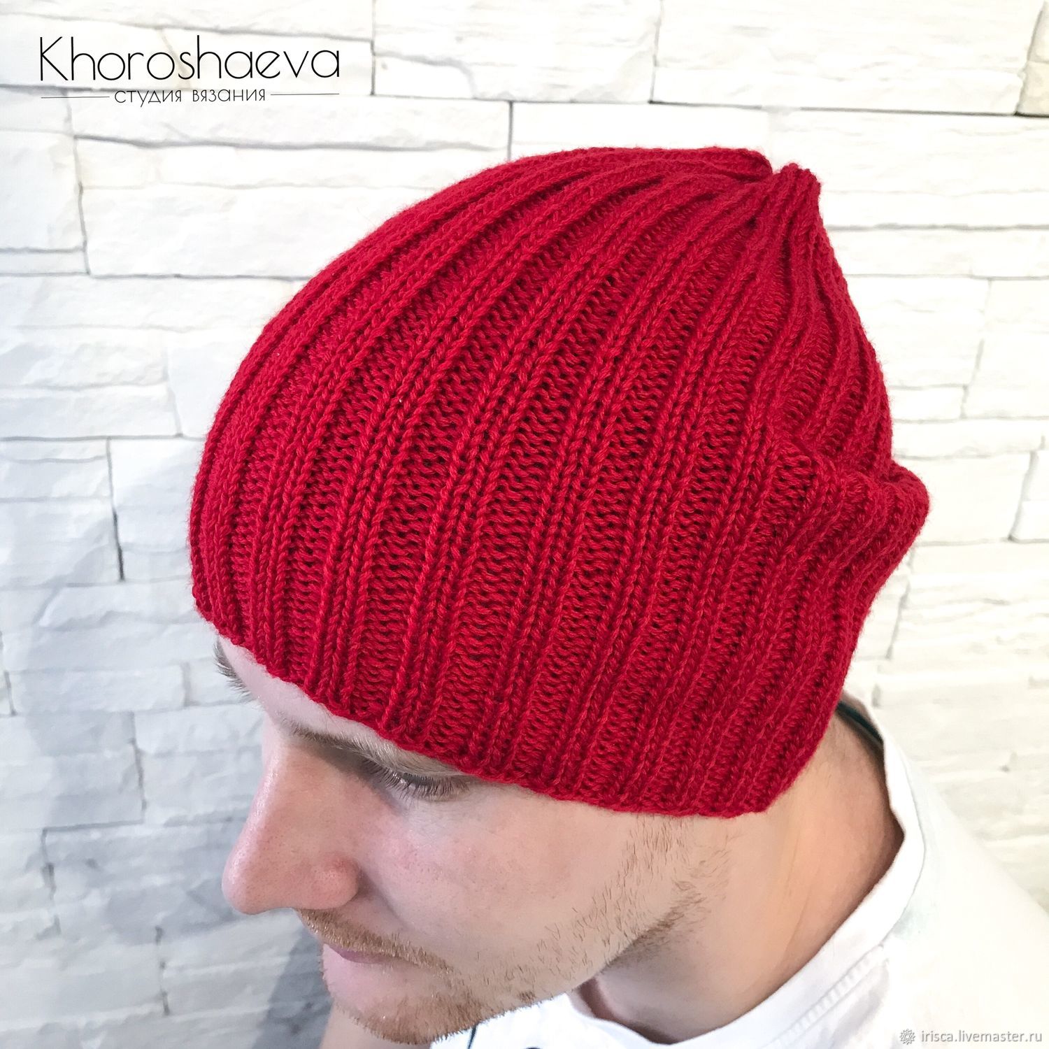 Men's hat, classic cashmere/merino 