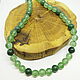 Order Beads made of natural green aventurine Forest 47 cm. Selberiya shop. Livemaster. . Beads2 Фото №3