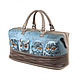 Order Leather bag 'Basket with a surprise'. Pelle Volare. Livemaster. . Valise Фото №3