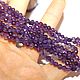 Аметист 4мм нить 38см. Бусины. Beads. Ярмарка Мастеров.  Фото №5