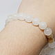 Aer White Quartz Bracelet. Bead bracelet. Selberiya shop. My Livemaster. Фото №6