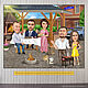 Family picture-cartoon. A gift to parents, relatives, relatives, Caricature, Moscow,  Фото №1