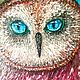 Paintings: red owl, Pictures, Sopot,  Фото №1