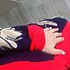 Вязаный кардиган с мухами. Кардиганы. YANA KRAFT BRAND. Ярмарка Мастеров.  Фото №5