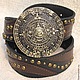 Belt buckle 'Mayan calendar'. Straps. Garuda. Online shopping on My Livemaster.  Фото №2