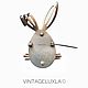 Винтаж: Винтажная брошь «Подмигивающий кролик/Winking Bunny» от SARA COVENTRY. Броши винтажные. Vintage Lux LA Sale. Ярмарка Мастеров.  Фото №5