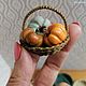 A basket for doll house, accessories for dolls, miniature. Doll houses. MiniDom (Irina). My Livemaster. Фото №4
