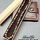 Чокер из бусин дерева венге энергия жизни. Чокер. accessories for men. Ярмарка Мастеров.  Фото №4