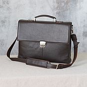 Сумки и аксессуары handmade. Livemaster - original item Men`s leather briefcase 
