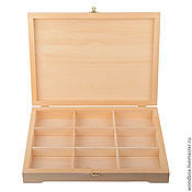 Материалы для творчества ручной работы. Ярмарка Мастеров — ручная работа Шкатулка 35 24 5 см. 9 ячеек.. Handmade.