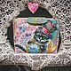 Crossbody bag : ' Cheshire with a watch', Crossbody bag, St. Petersburg,  Фото №1