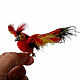 Order Phoenix bird, fire bird, fabulous firebird, felted miniature. AnzhWoolToy (AnzhelikaK). Livemaster. . Miniature figurines Фото №3