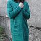 Вязаный кардиган "Переливы малахита". Кардиганы. Чернышёва Римма. Авторское вязание. Интернет-магазин Ярмарка Мастеров.  Фото №2