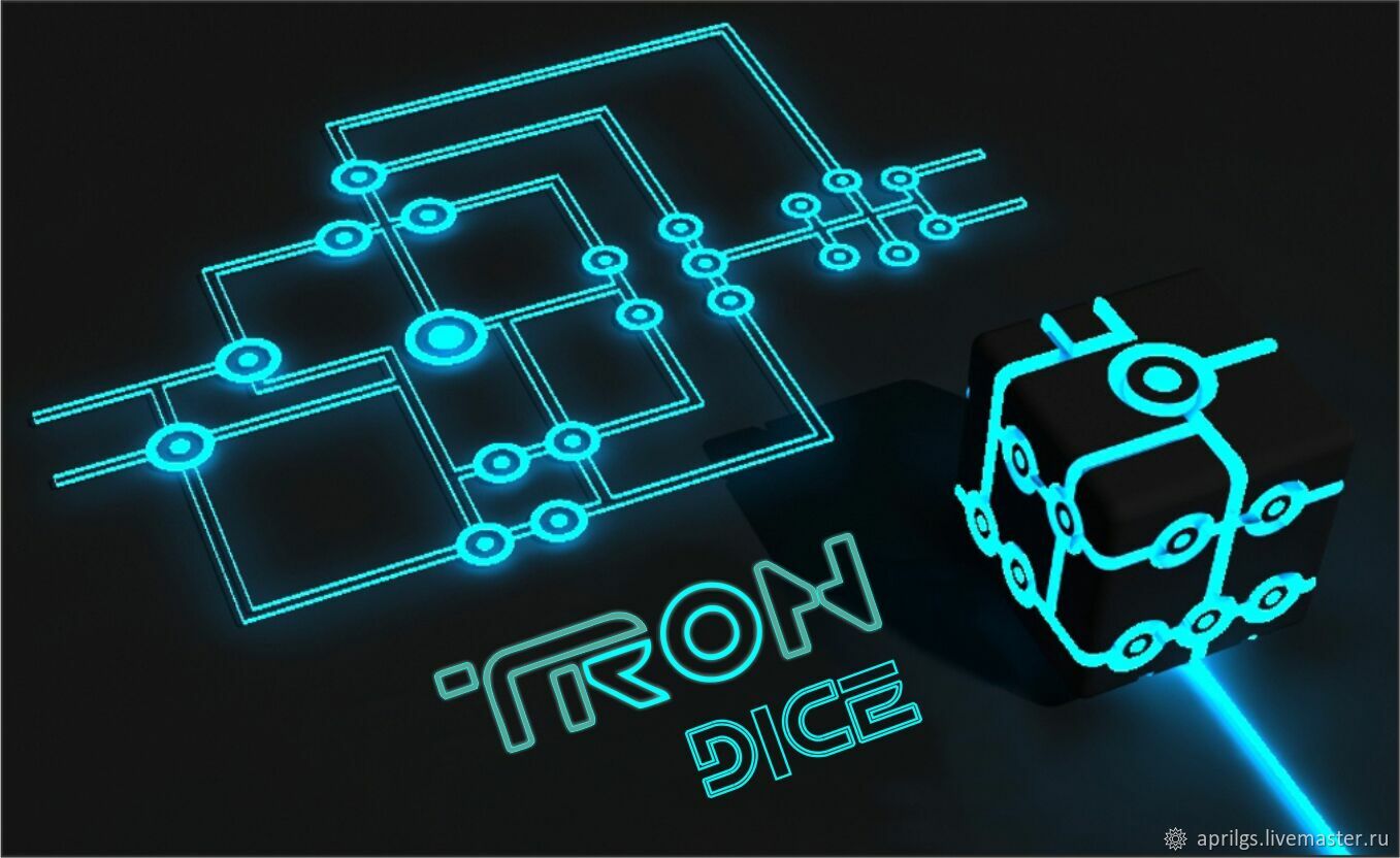 Светящиеся Tron Dice игральные кости, металл 16 мм в интернет-магазине  Ярмарка Мастеров по цене 1232.5 ₽ – REUJMRU | Настольные игры, Тольятти -  доставка по России