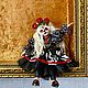 Кукла «Мексиканская мучача». Интерьерная кукла. Кот в пенсне. Ярмарка Мастеров.  Фото №4