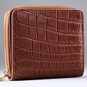 Сумки и аксессуары handmade. Livemaster - original item Genuine Crocodile Leather Wallet IMA0093K45. Handmade.