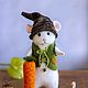 МыШ Морковкин. Войлочная игрушка. Шерстяные затеи Власова Кэт (kattywooljoy). Интернет-магазин Ярмарка Мастеров.  Фото №2