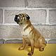 Bullmastiff: the author's statuette. Figurines. Creative workshop Cheerful porcelain. My Livemaster. Фото №4