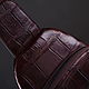 Плечевая сумка из кожи крокодила IMA0507VK4. Мужская сумка. CrocShop товары из экзотической кожи. Ярмарка Мастеров.  Фото №7