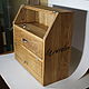 Bread box made of solid oak. The bins. nikolay2503. Online shopping on My Livemaster.  Фото №2