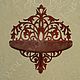 Полочка Elegante. Полки. Виталий Woodwork Fretsaw. Интернет-магазин Ярмарка Мастеров.  Фото №2